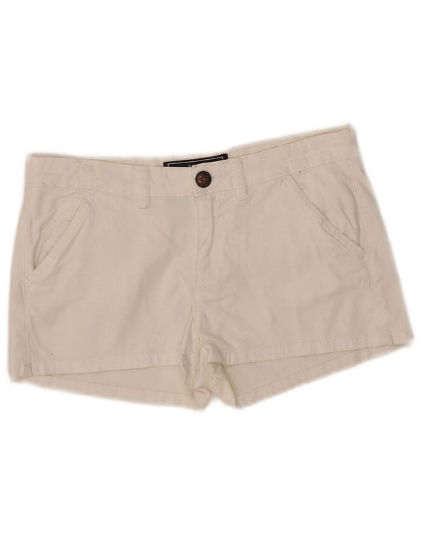 Superdry Hot Pants Mujer XS W27 Algodón Blanco