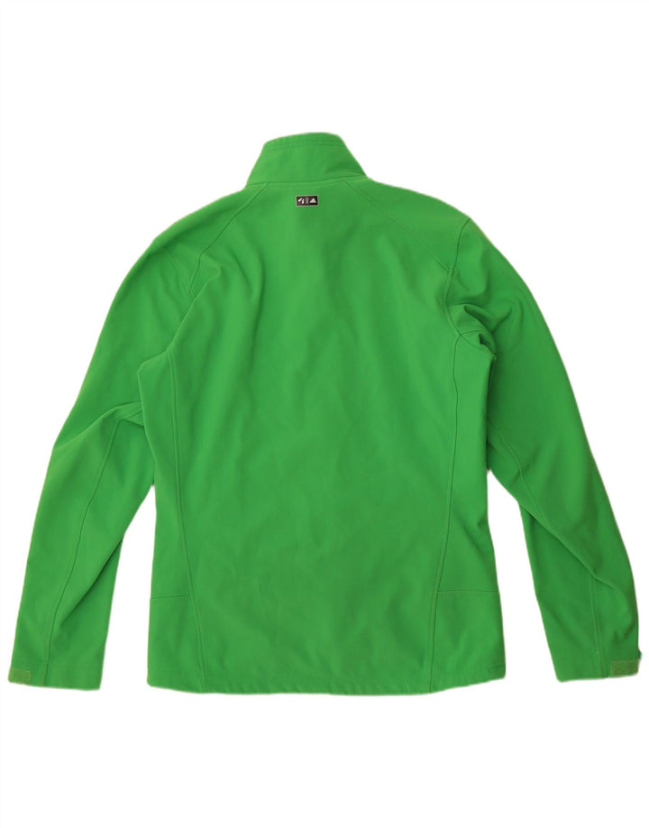 Adidas Chaqueta de chándal para hombre UK 40/42 Poliéster verde medio