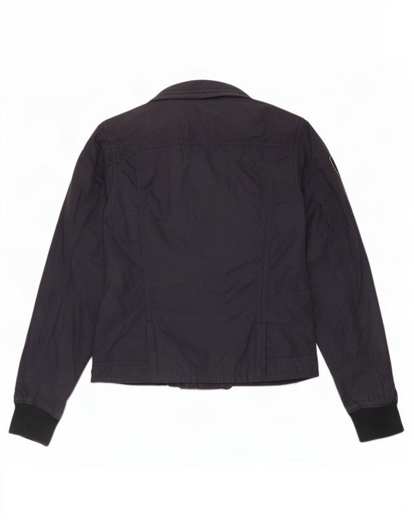Playlife Chaqueta Bomber para Mujer UK 46 Grande Azul Marino Algodón