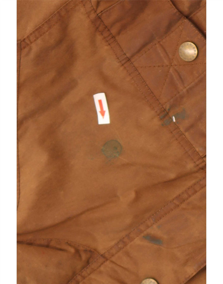 Barbour Chaqueta de algodón encerado para hombre Reino Unido 38 Marrón medio