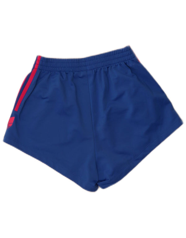 Adidas Pantalones cortos deportivos de ajuste holgado con gráficos para mujer UK 8 XS Azul Deportes