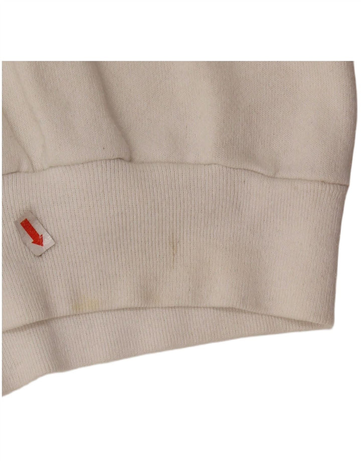 TULTEX Sudadera gráfica para mujer Jumper UK 46 Large White Cotton