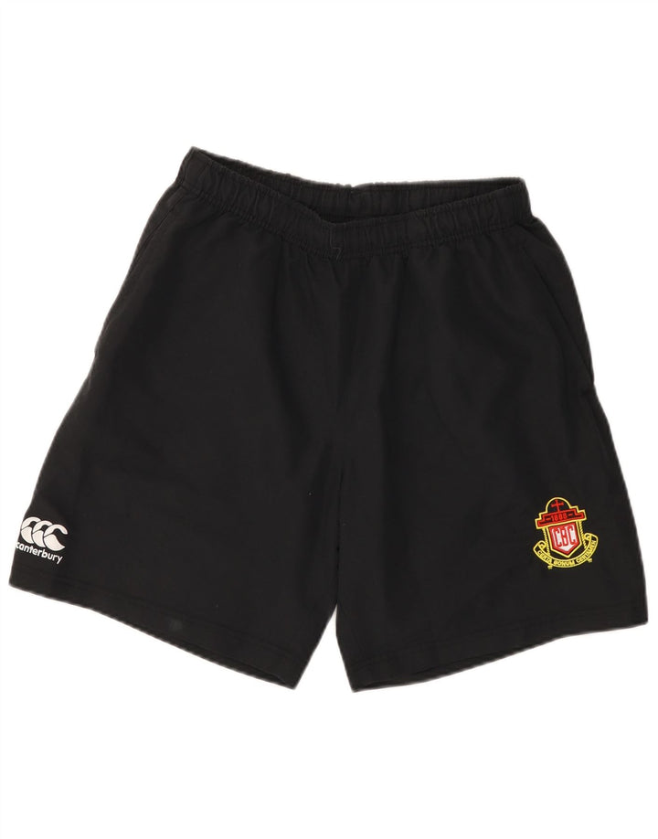 Canterbury Pantalones cortos deportivos para hombre Poliéster negro mediano