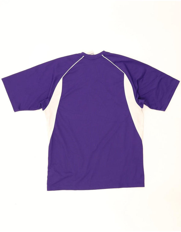 Adidas Hombre Camiseta Top Small Morado Colorblock Poliéster