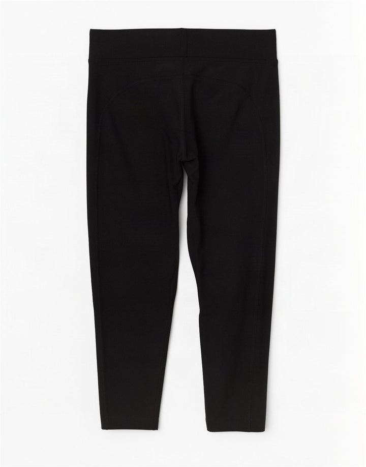 Under Armour Leggings Capri Heat Gear para Mujer UK 8 Small Poliéster Negro