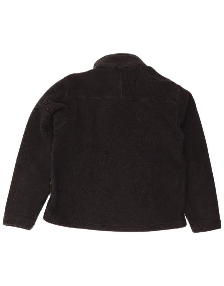 Jack Wolfskin Chaqueta polar con forro para mujer UK 44 Grande Poliéster negro