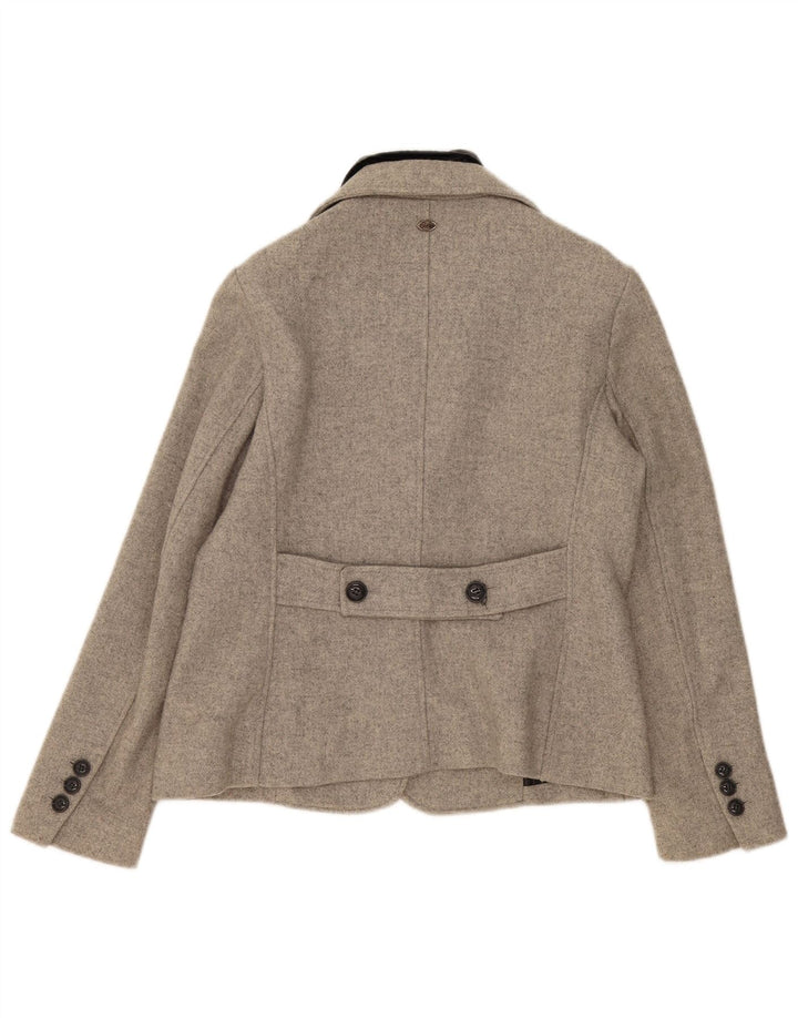 Marlboro Classics Chaqueta Blazer para Mujer UK 46 Grande Gris Colorblock