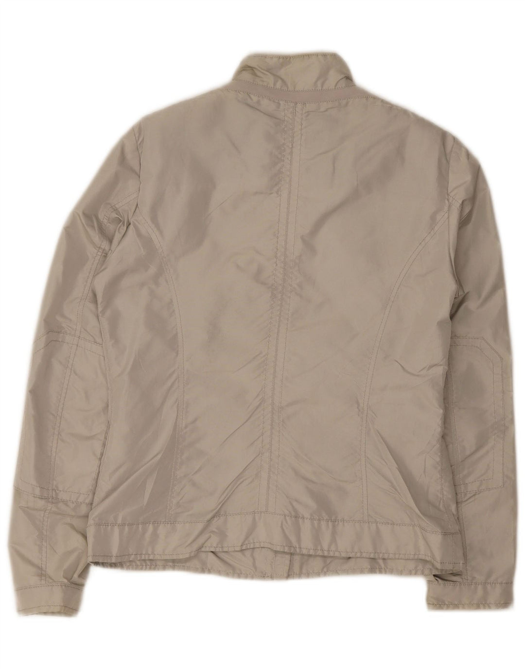 Geox Chaqueta Bomber para Mujer UK 10 Small Gris Poliéster
