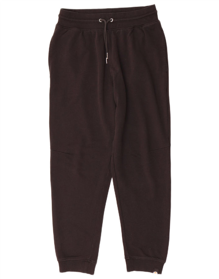 Ellesse Hombre Pantalones De Chándal Joggers Medium Negro Algodón