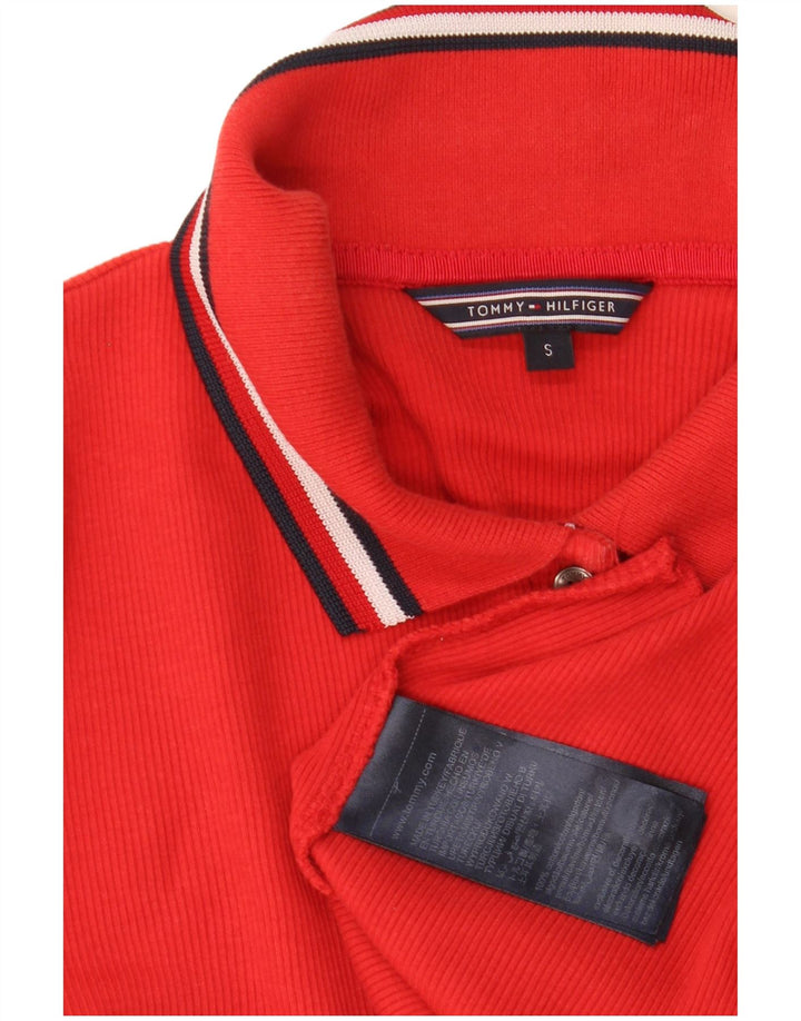 Tommy Hilfiger Polo para mujer UK 8 Small Rojo
