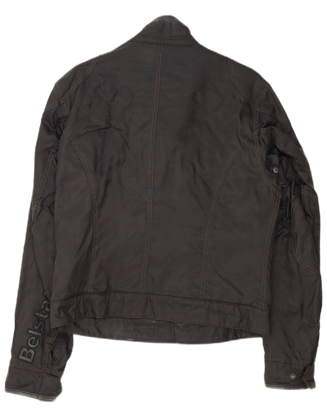Belstaff Chaqueta gráfica para hombre, talla 38, nailon negro mediano