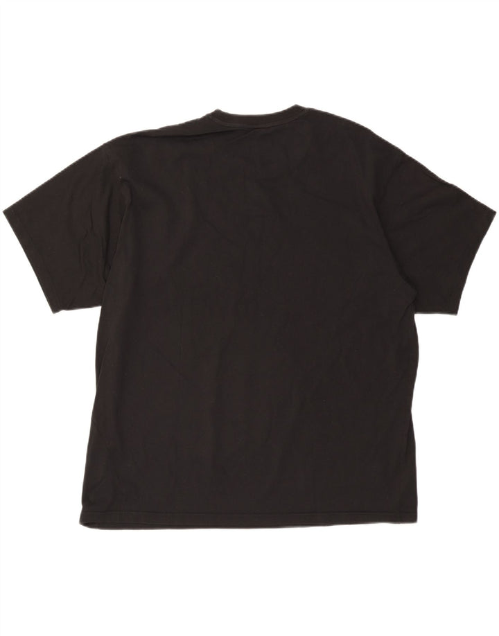 ADIDAS Camiseta gráfica para hombre Top XL Algodón negro
