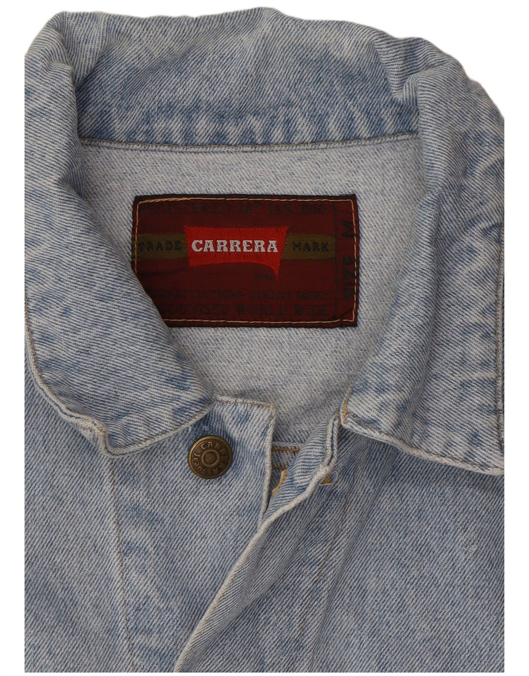 Carrera Chaqueta vaquera para hombre UK 38 Azul medio