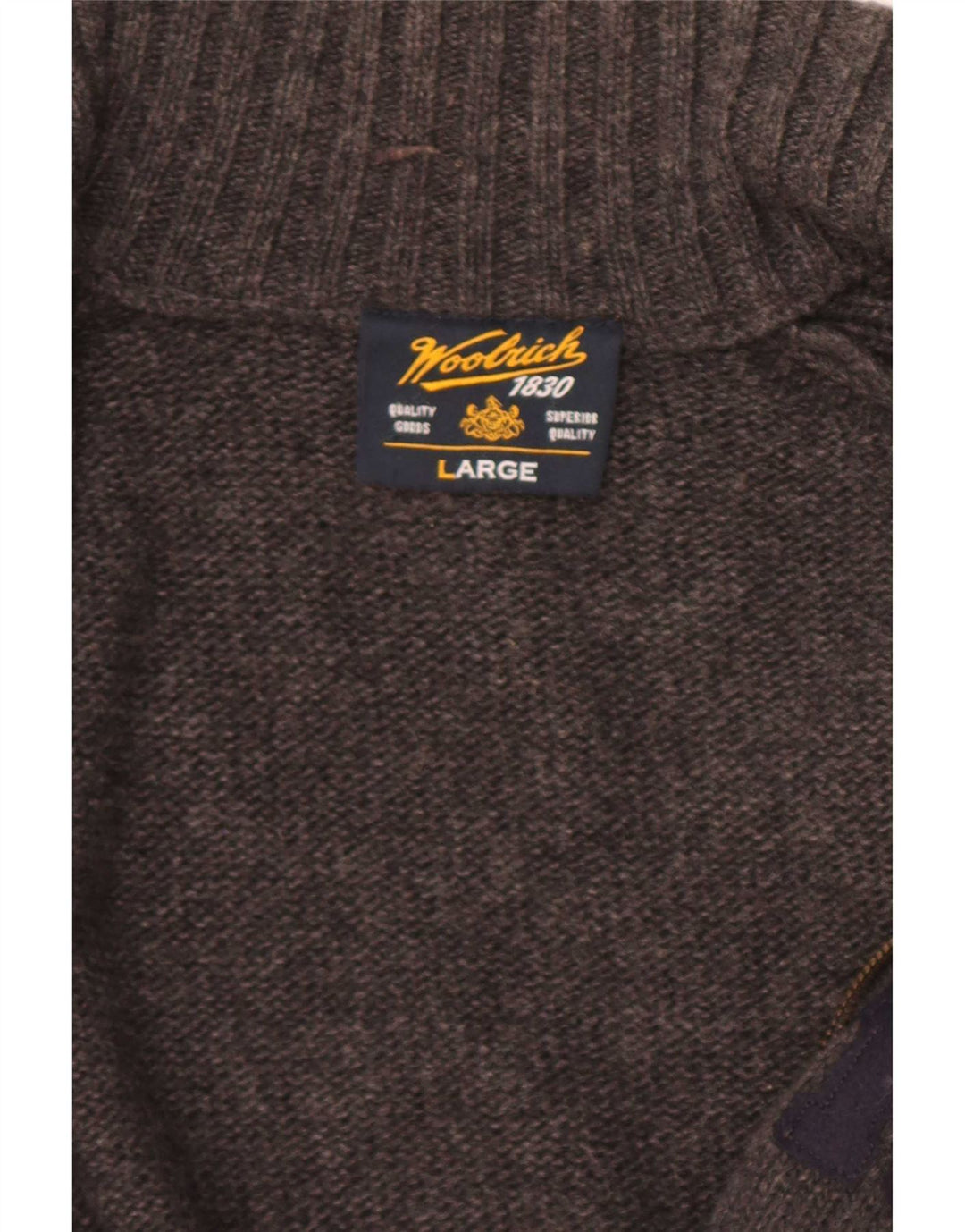 Woolrich Suéter Cárdigan Gráfico Para Hombre Gris Grande