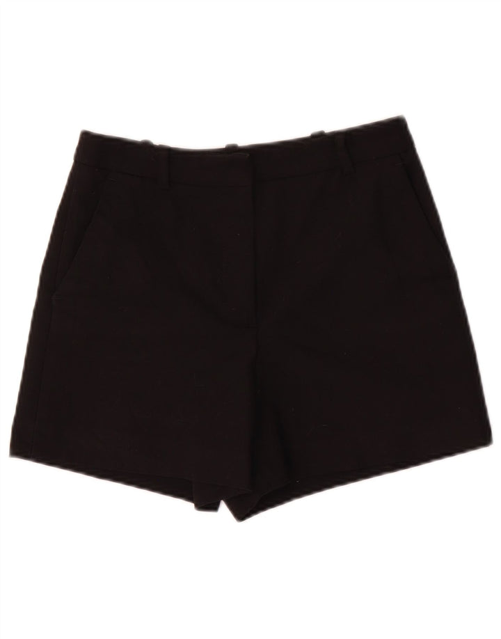 Zara Mujer Pantalones Cortos Chinos XS W24 Negro