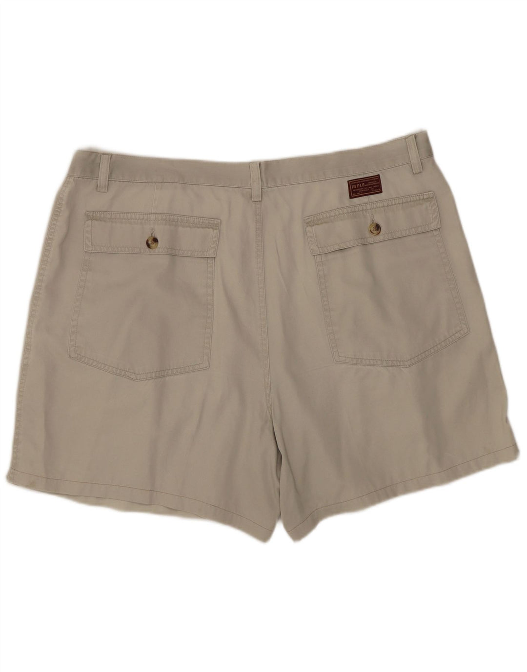 Rifle Mens Pegged Chino Shorts W36 Grande Beige