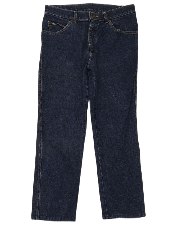 Lee Jeans Rectos Para Hombre W32 L28 Azul Marino