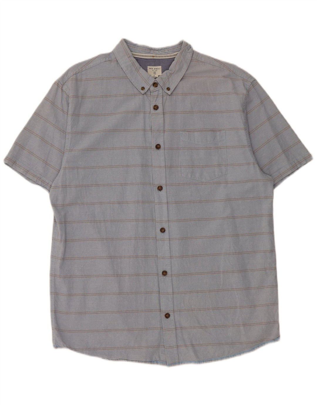 Camisa O'Neill Hombre Manga Corta XL Azul Rayas