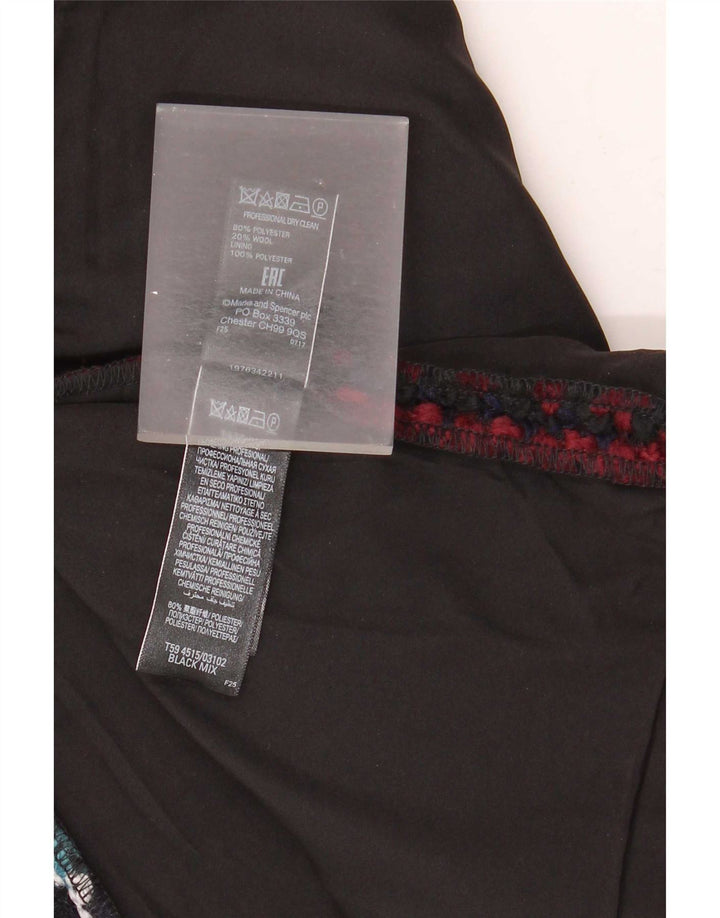 Marks & Spencer Minifalda para mujer UK 46 Large W34 Cuadros multicolores