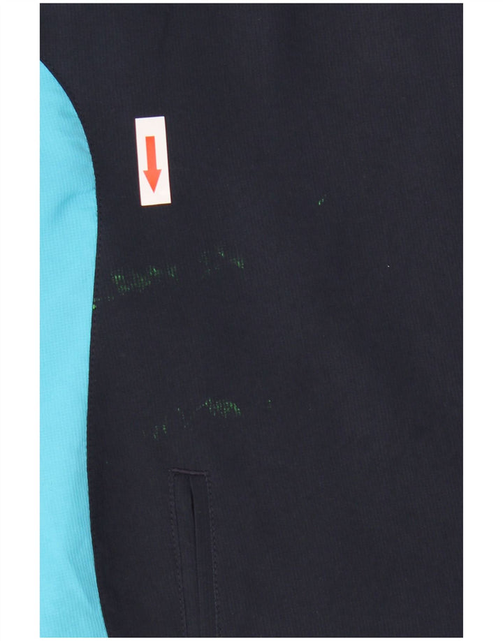 Adidas Mens Climalite Chándal Top Chaqueta Grande Azul Marino Colorblock