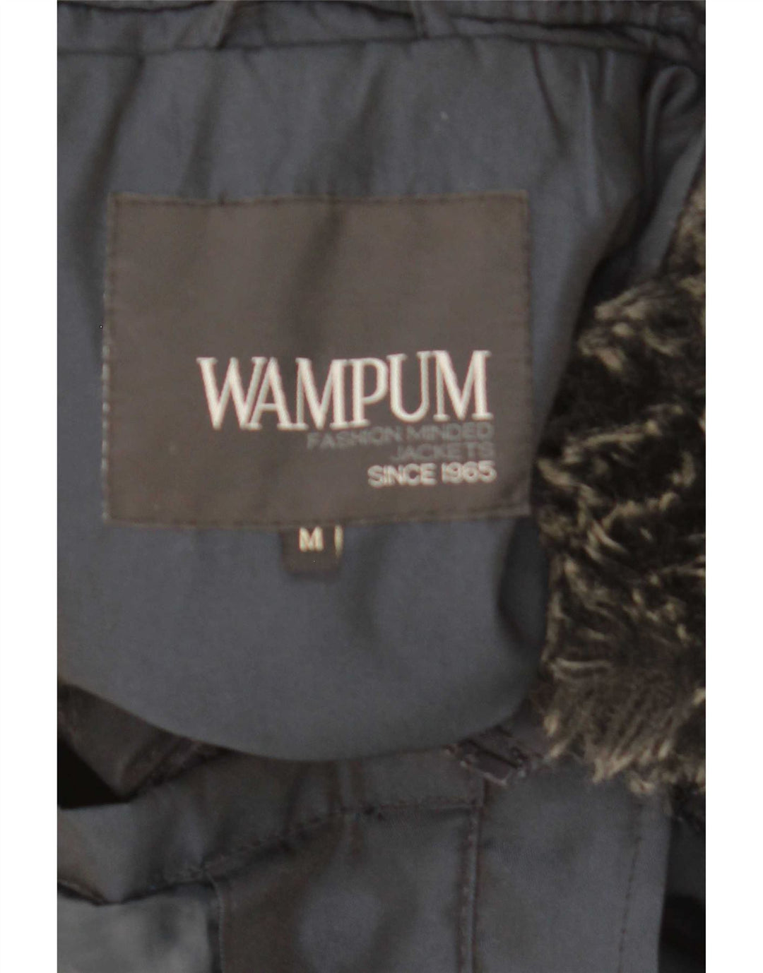 Wampum Chaqueta utilitaria para hombre UK 38 Medium Azul marino Poliéster