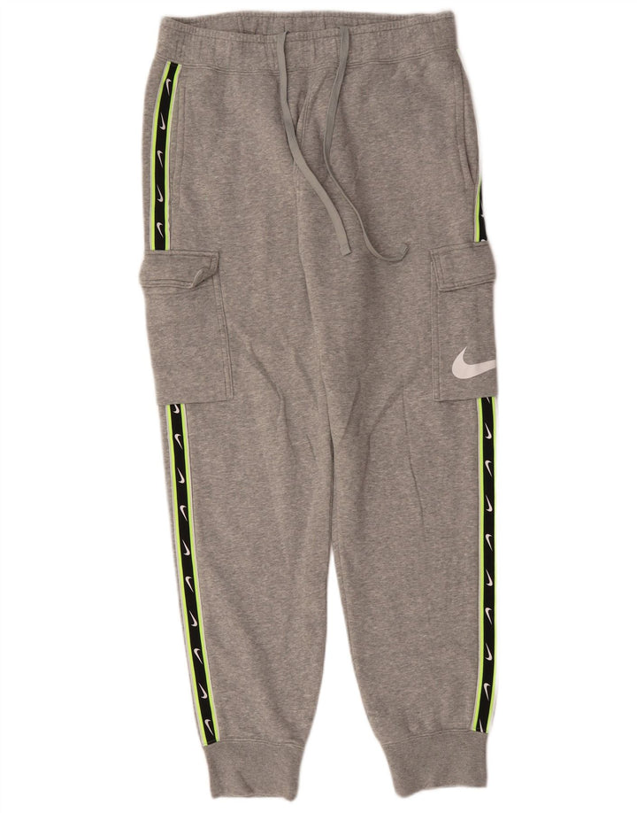 NIKE Hombre Pantalones De Chándal Graphic Cargo De Algodón Color Block Gris Medio