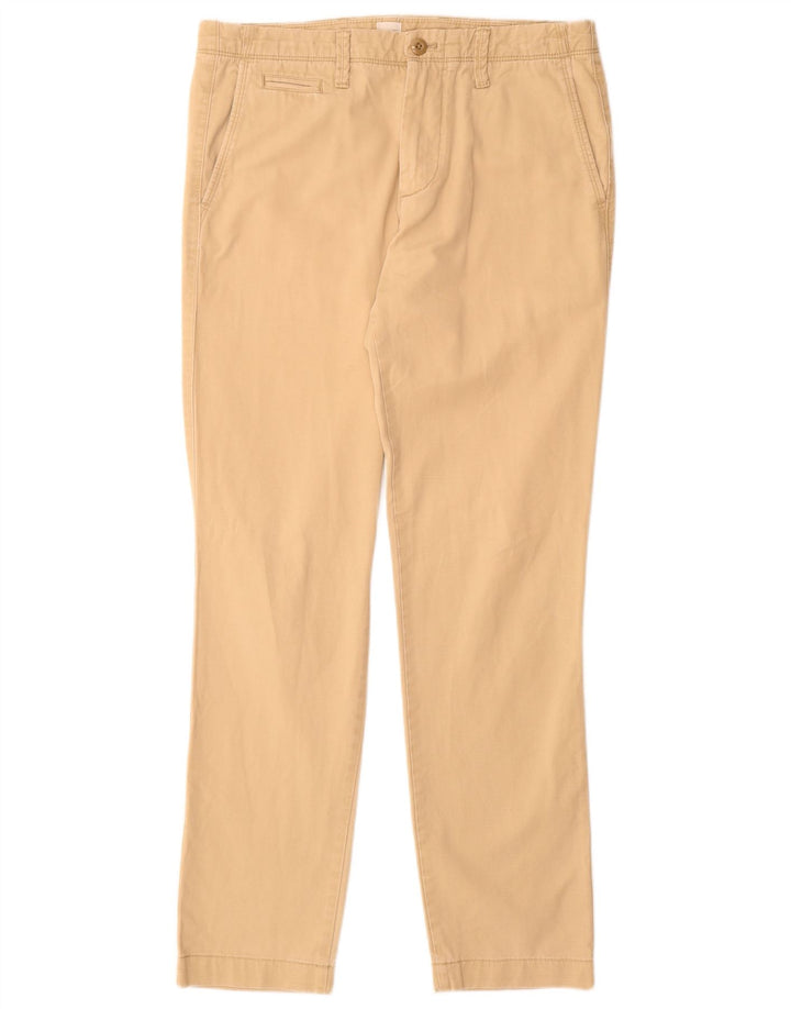 GAP Pantalones chinos ajustados para hombre W31 L32 Algodón beige