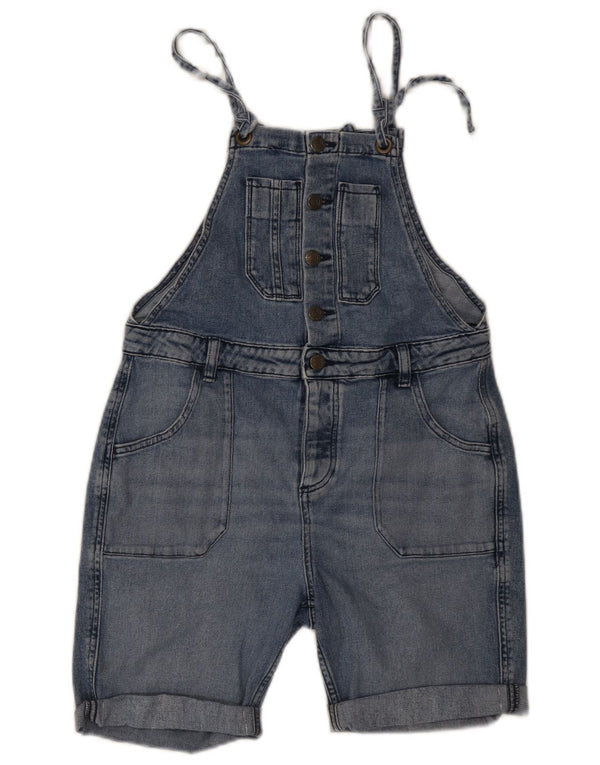 Fat Face - Pantalones cortos vaqueros para mujer, talla 40, talla M, W30, algodón azul