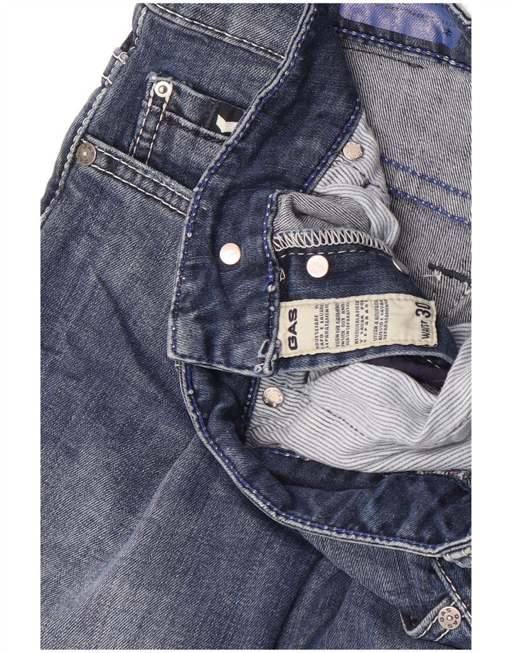 Bermudas Vaqueras Gas Hombre W30 Azul Medio