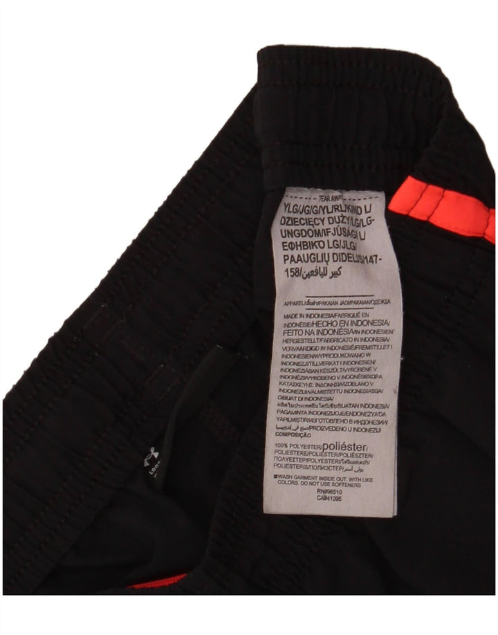 Under Armour Pantalones cortos deportivos con gráficos para niños 11-12 años Grande Poliéster negro
