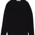 Zara - Jersey de cuello redondo para mujer, talla 40, color negro