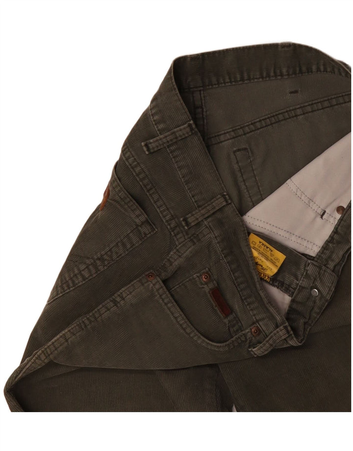 WRANGLER Pantalones rectos de pana Alaska para hombre W34 L34 Algodón caqui