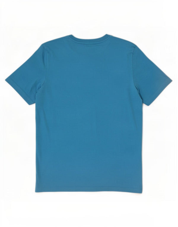 Camiseta Puma Hombre Graphic Top Algodón Azul Medio
