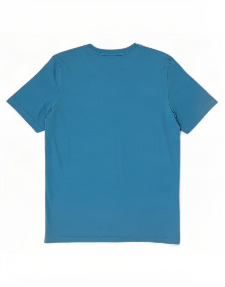 Camiseta Puma Hombre Graphic Top Algodón Azul Medio