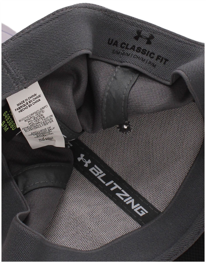 Gorra de béisbol Under Armour para hombre, poliéster gris pequeño/mediano