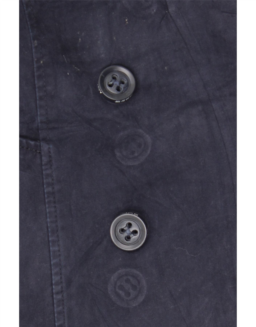 Superdry Chaquetón para mujer UK 6 XS Algodón azul marino