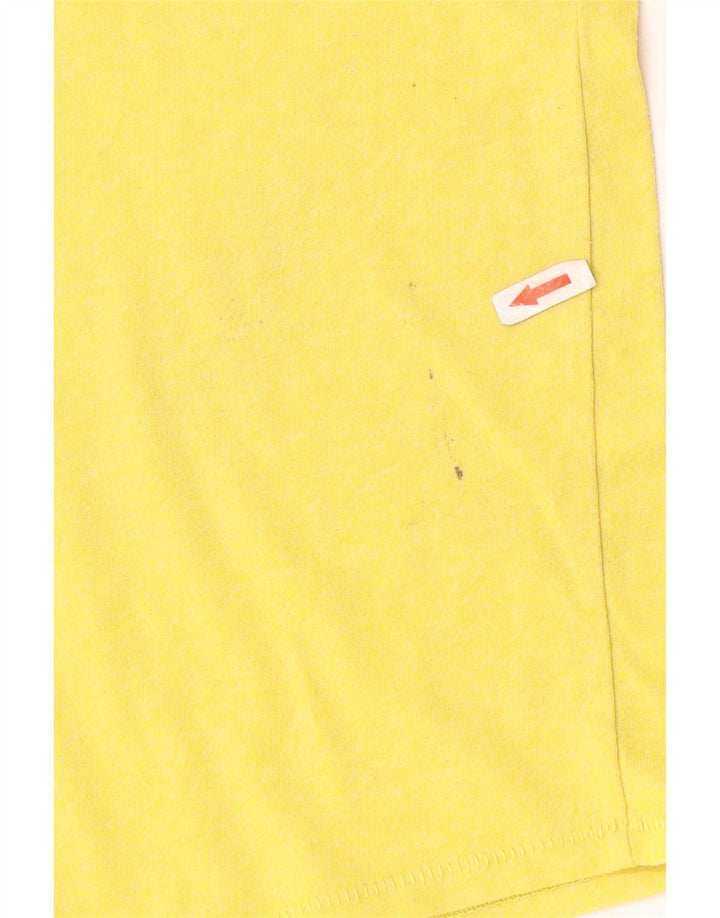 Camiseta Tommy Hilfiger Hombre Top Medium Amarillo Algodón