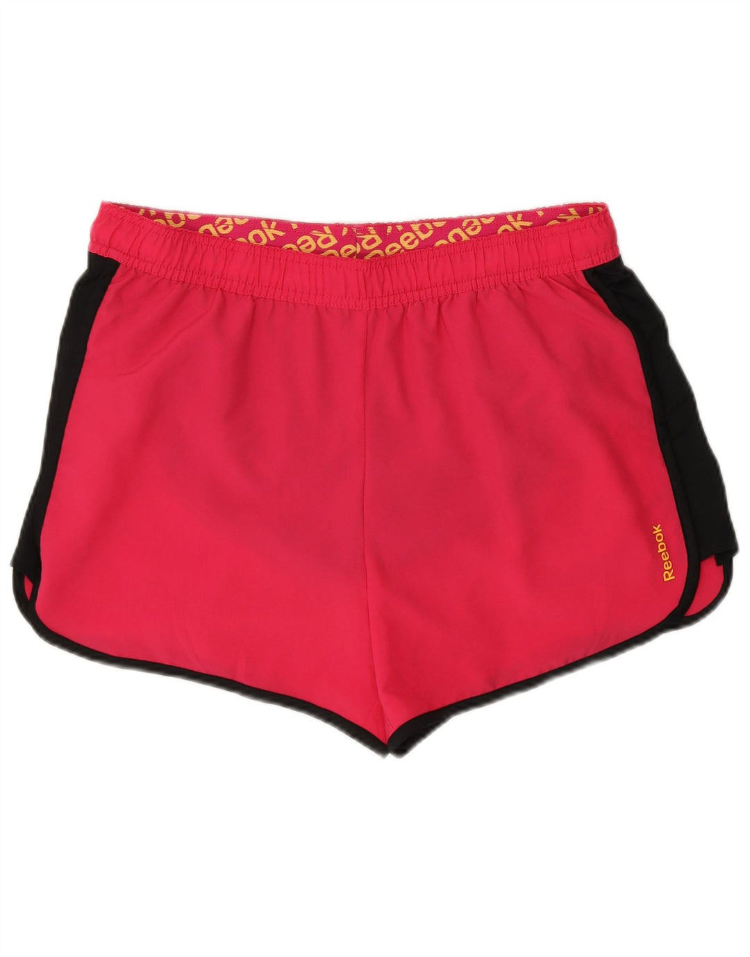 Reebok Pantalones cortos deportivos para mujer UK 12/14 Mediano Rojo Poliéster