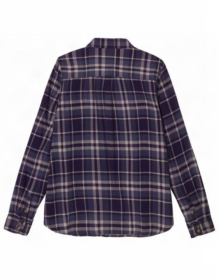 Camisa de corte clásico para mujer de Fat Face UK 40 Mediana Azul marino Cuadros Algodón