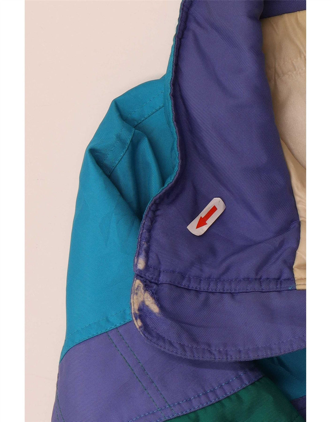 Sergio Tacchini Chaqueta de esquí para hombre UK 42 XL Azul Colorblock