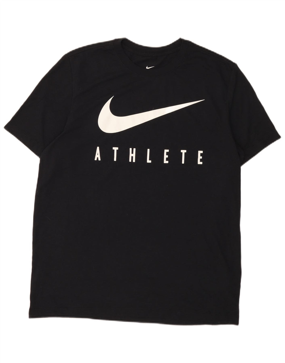 NIKE Camiseta gráfica Dri Fit para hombre, talla grande, algodón negro