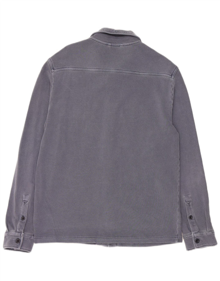 Marks & Spencer Camisa para mujer Reino Unido 44 Algodón azul medio