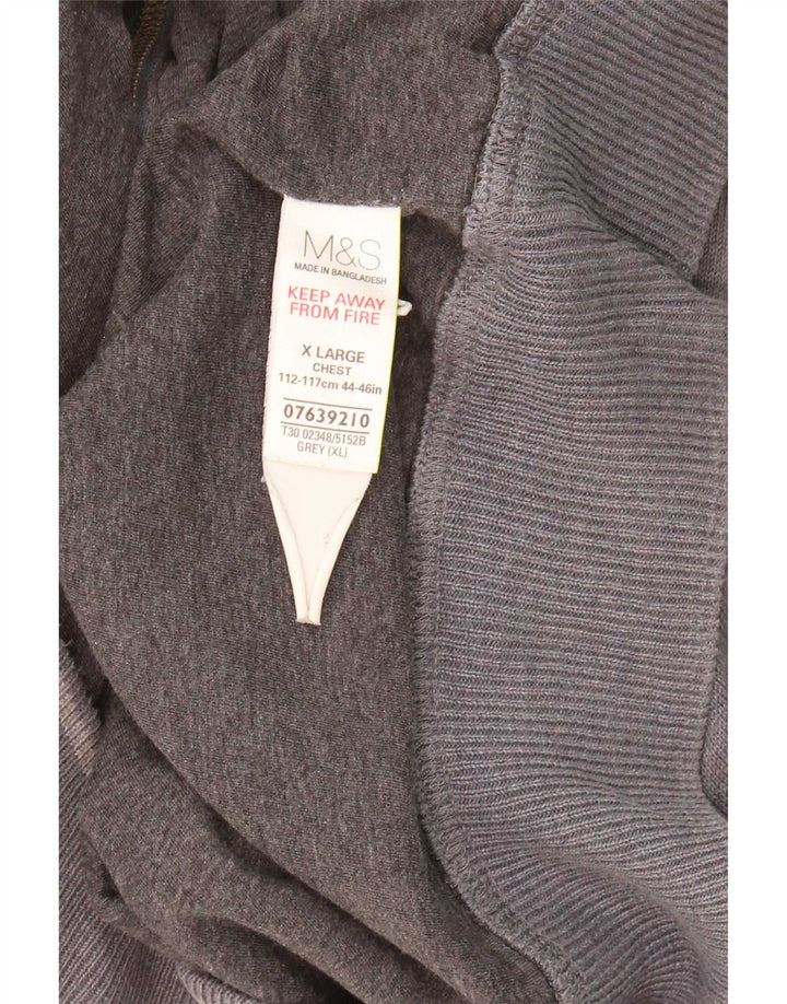 Marks & Spencer Cárdigan para hombre XL Algodón gris