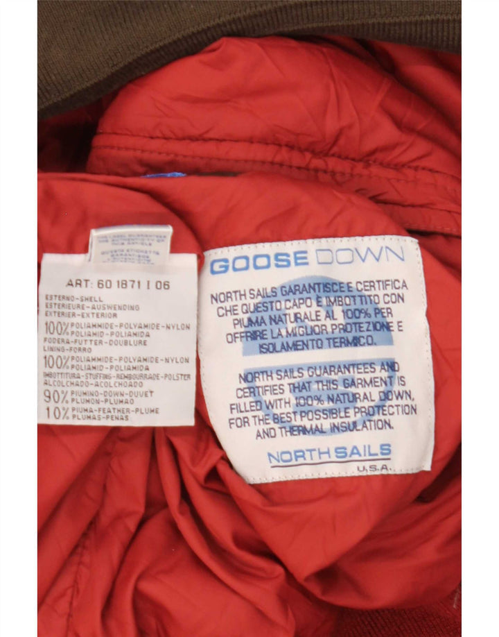 North Sails Chaqueta acolchada para hombre UK 44 2XL Marrón Poliamida