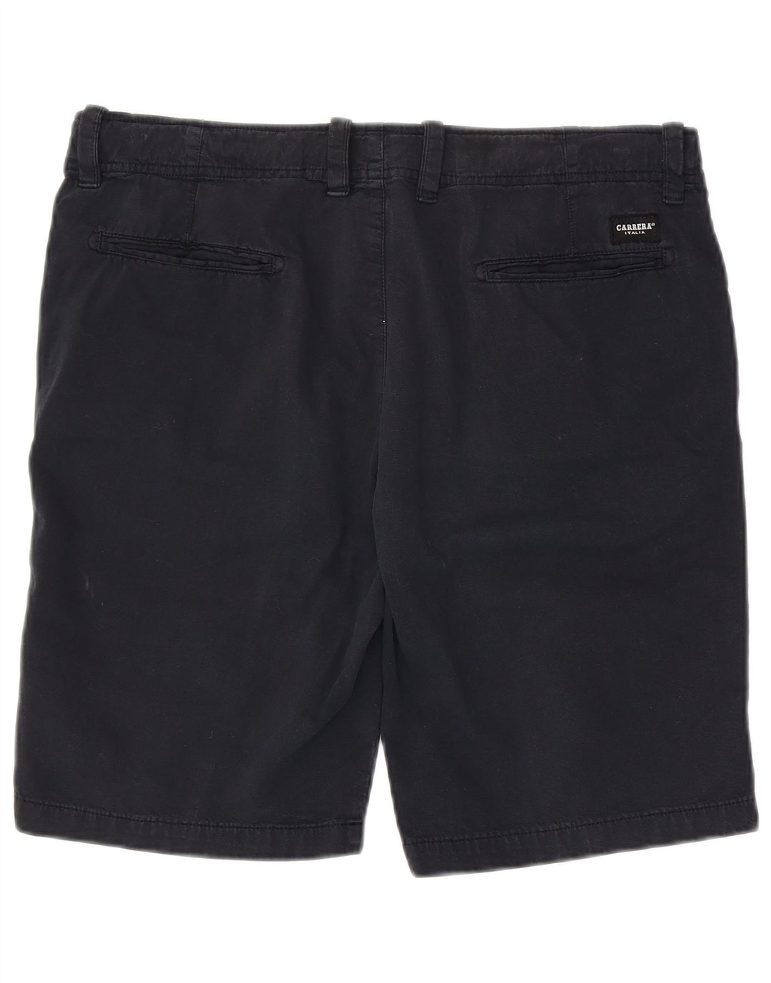 Carrera Mens Chino Shorts W36 Grande Algodón Negro