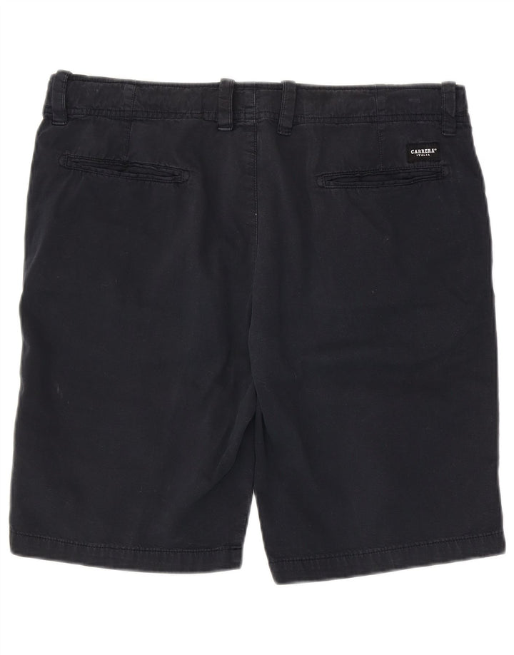 Carrera Mens Chino Shorts W36 Grande Algodón Negro