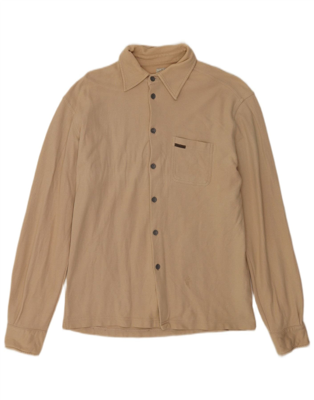 Camisa Calvin Klein Jeans Hombre Grande Beige