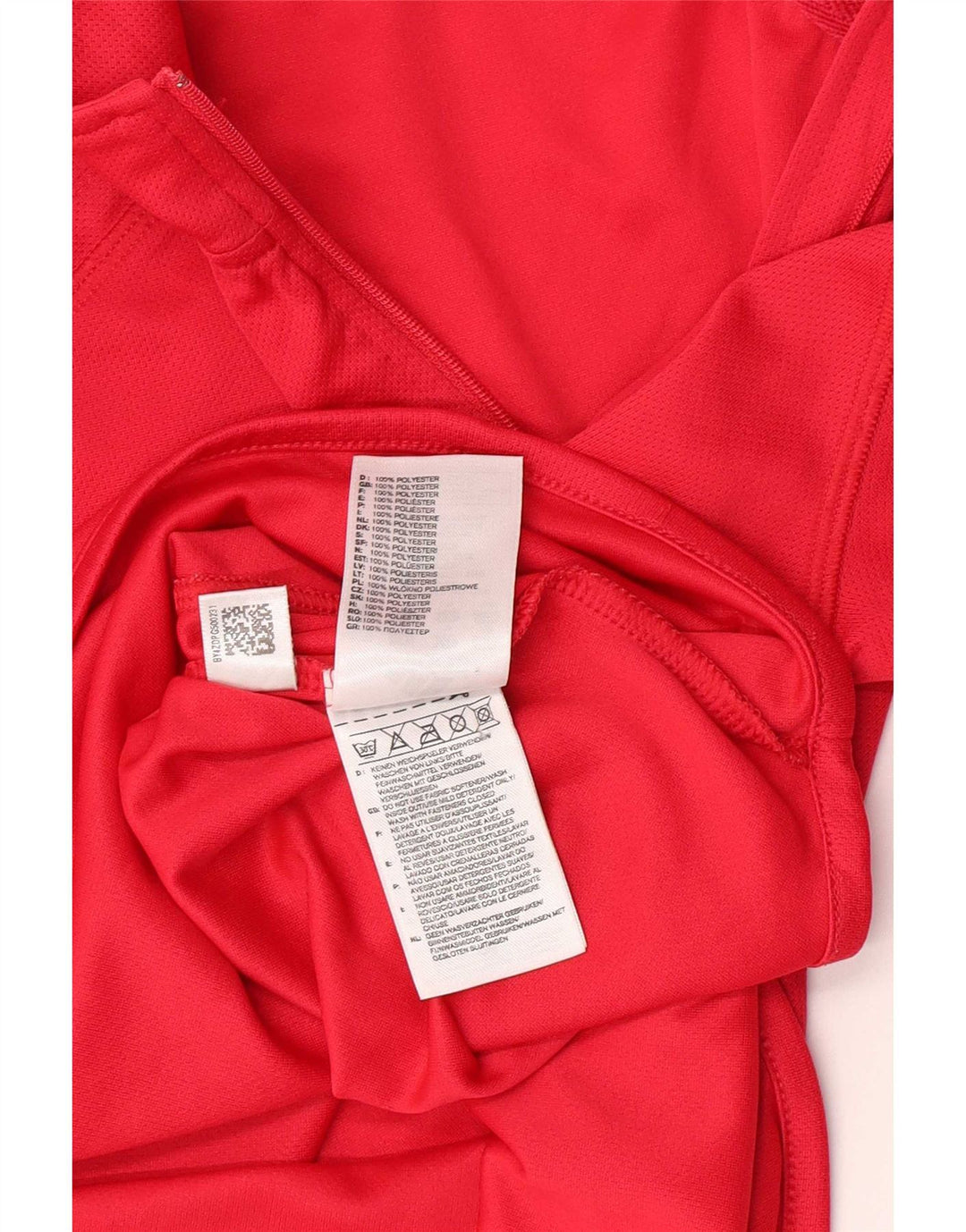 Adidas - Chándal con cremallera y cuello para mujer, talla 10, poliéster rosa pequeño
