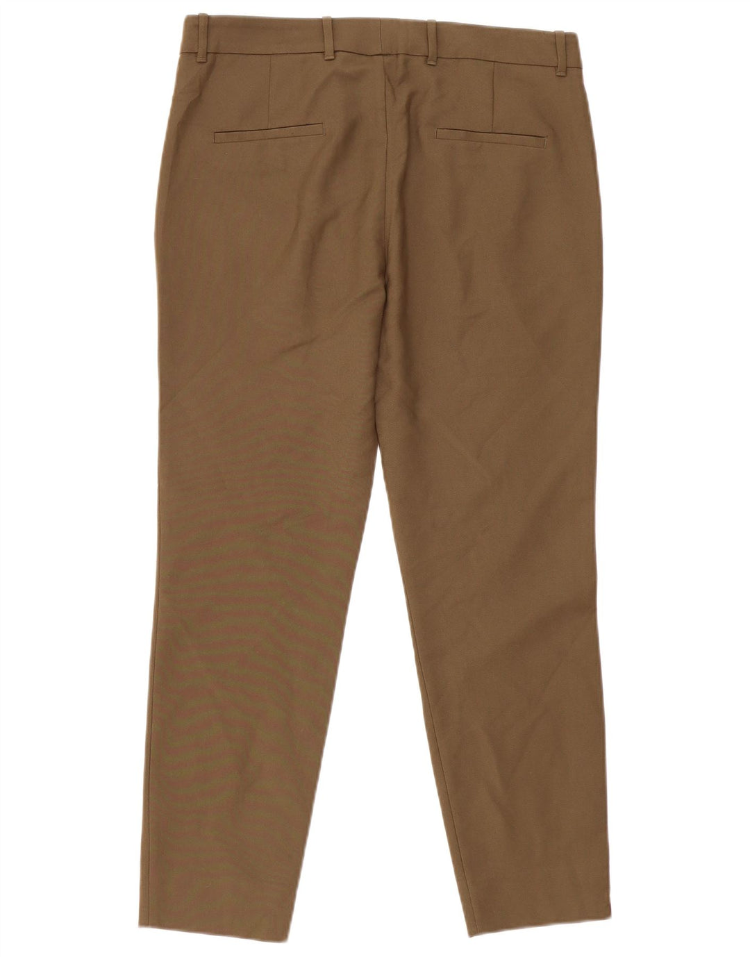 Zara Mujer Pantalón Chino Slim EU 40 Medium W30 L28 Caqui