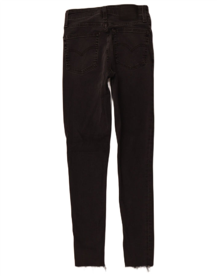 LEVI'S Vaqueros pitillo de talle alto 721 para mujer W25 L27 Negro